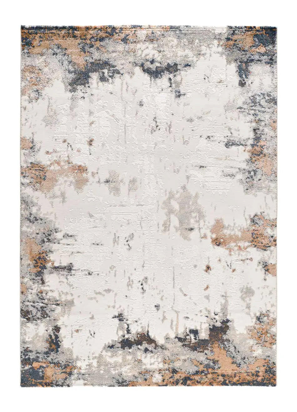 Atticgo Kurzflorteppich Beige, Mehrfarbig 77x150 cm
