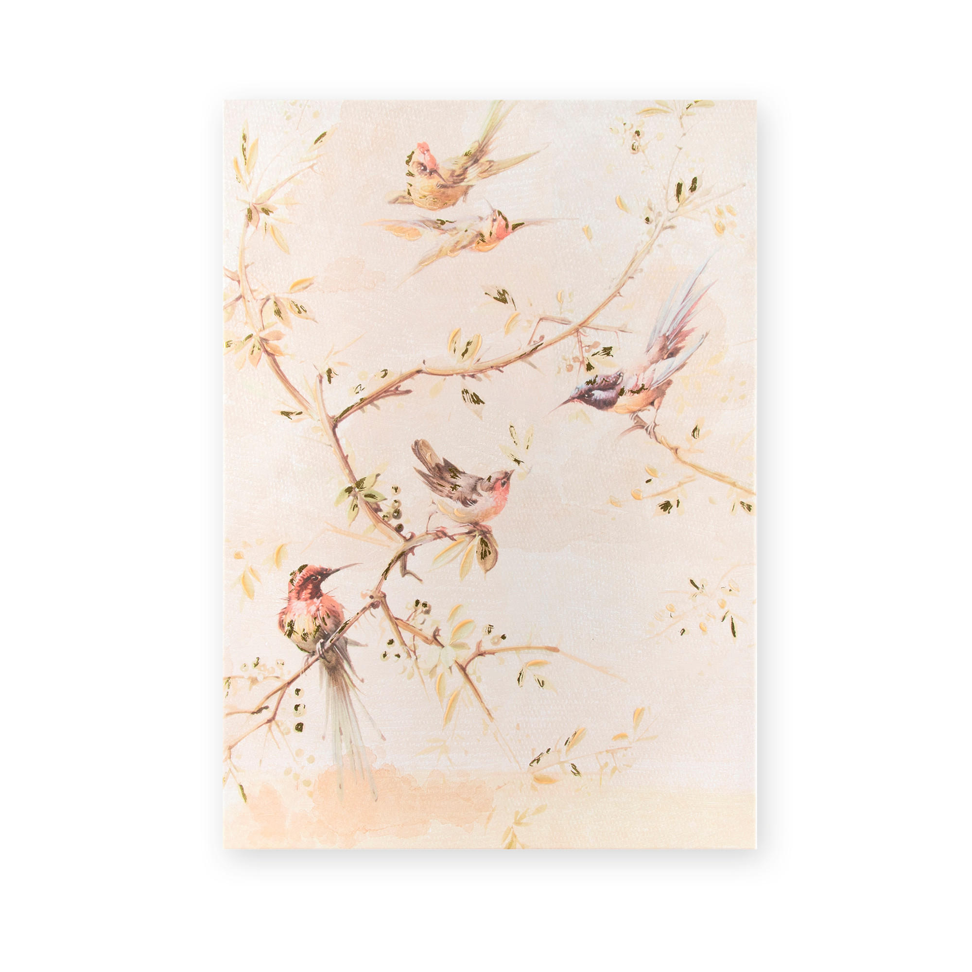 Art for the Home Leinwandbild Pink, Beige 50x1 cm