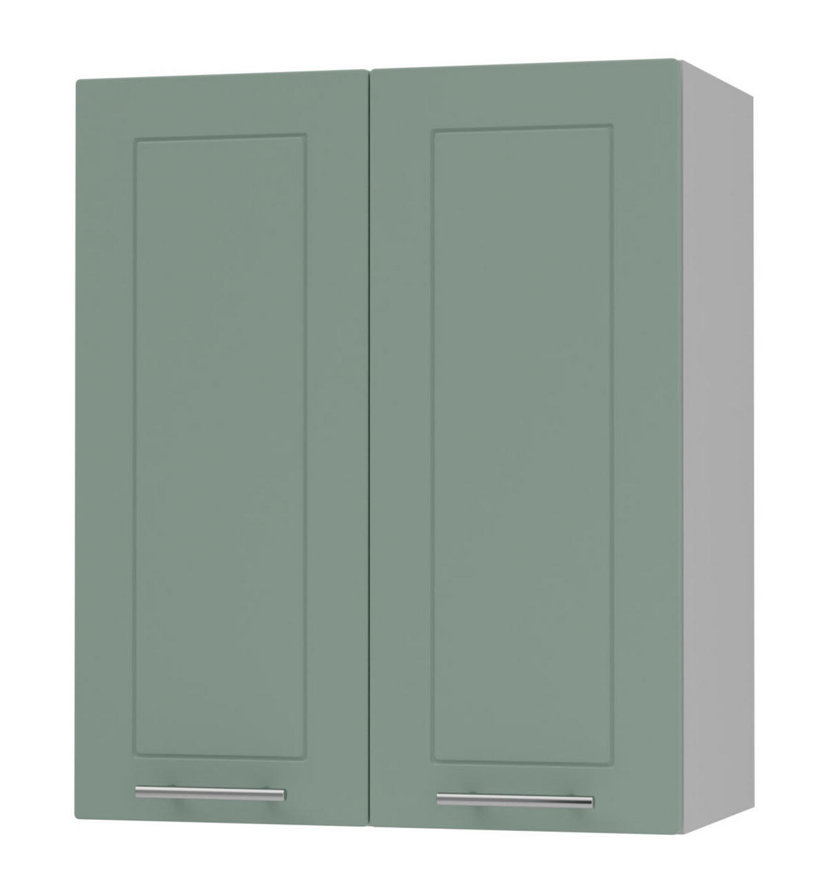 KÜCHENHÄNGESCHRANK Kvantum W3/60 Mint Matt / Grau Matt 60 / 32,5 / 72cm - Grau/Mintgrün, Holz/Holzwerkstoff (60/72/32.5cm) - Feldmann-Wohnen