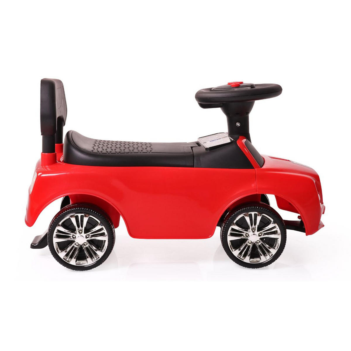 RUTSCHER Baron JY-Z04B rot mit Musikfunktion, ab 18 Monate bis 25 kg - Rot, Kunststoff (52/22/30cm) - Moni