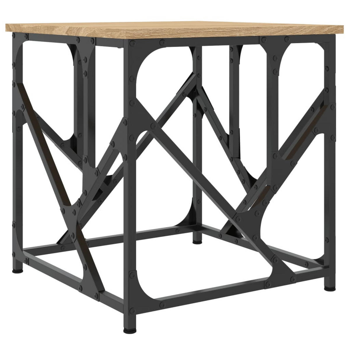 COUCHTISCH Sonoma-Eiche 45x45x47,5 cm Holzwerkstoff - Braun, Holzwerkstoff (45/45/47.5cm) - furnicato