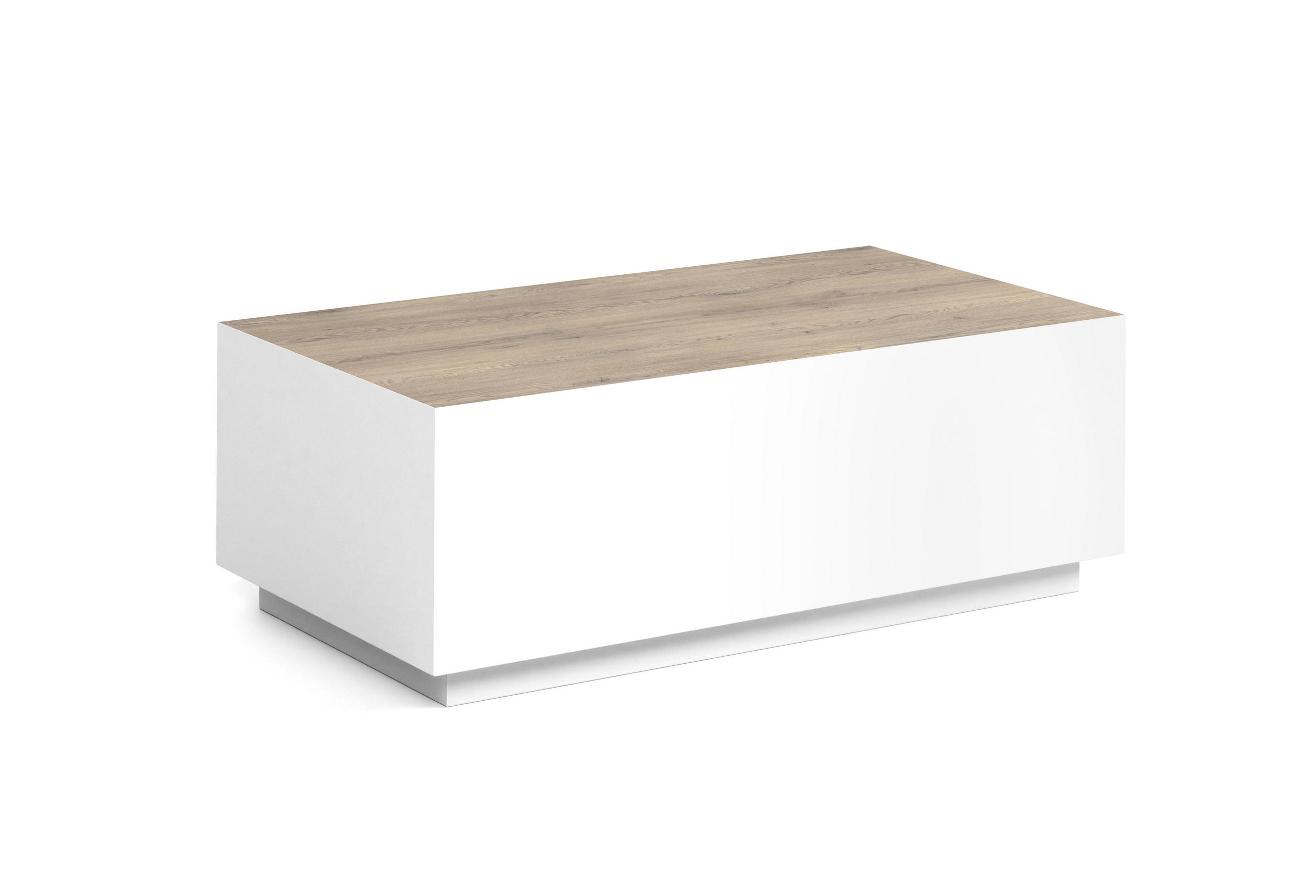 COUCHTISCH MORISS - Kaschmir/Sonoma Eiche, Holzwerkstoff (55/100/36cm) - Meblini