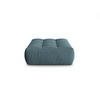 POUF Bloom aus Samt pastellblau - Pastellblau, Textil (101/42/110cm) - Micadoni
