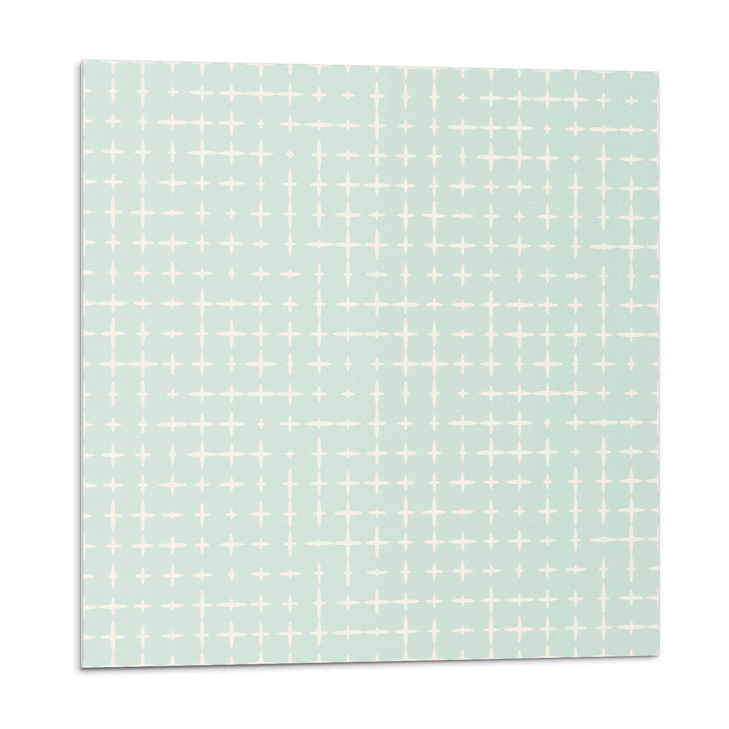 WANDPANEEL 4x 50x50 cm selbstklebend Trevanis - Mintgrün, Kunststoff (50/1.6/50cm) - Wallfluent