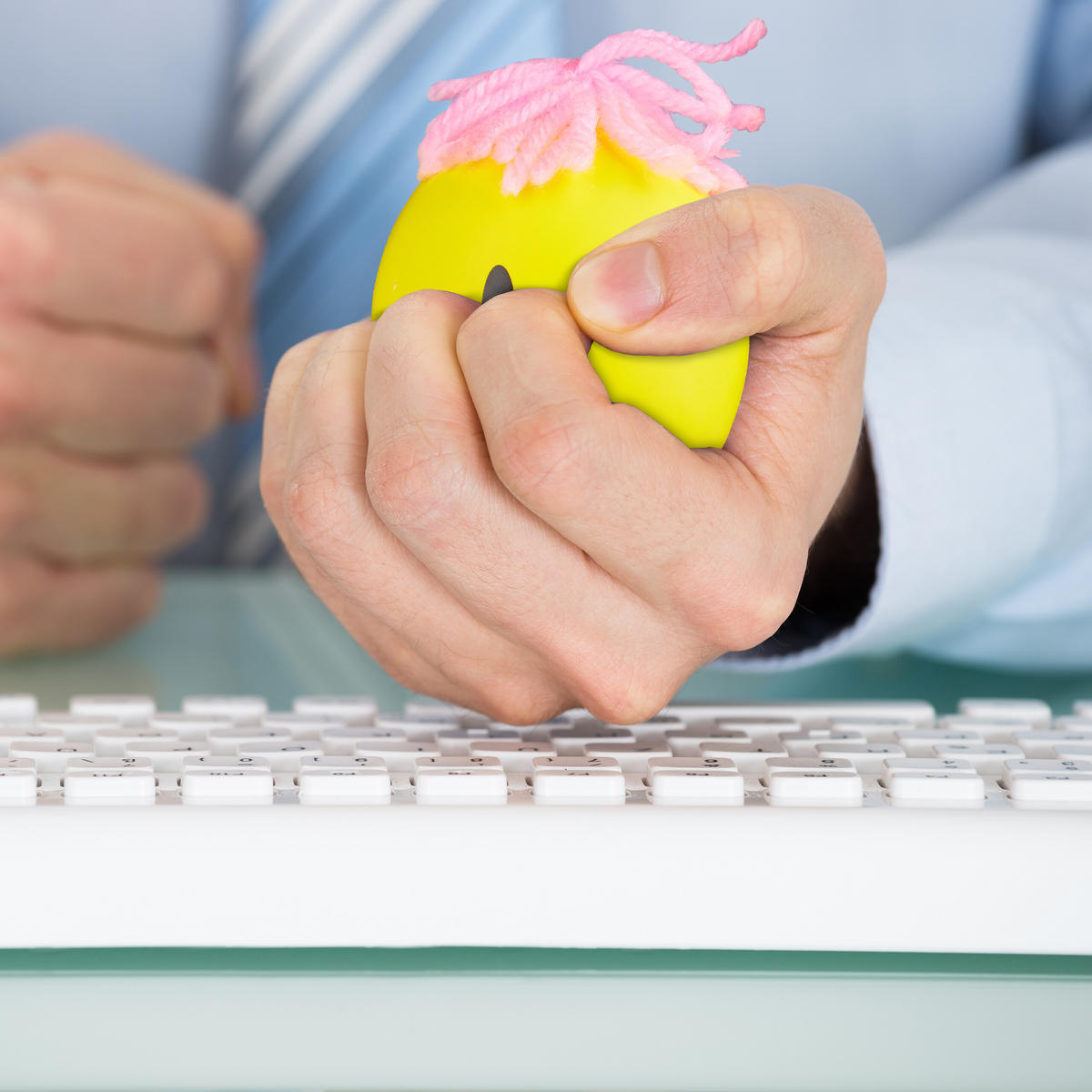 12XMÍČEK na stres - různobarevná, textil/přírodní materiály (4/6/4cm) - Relaxdays