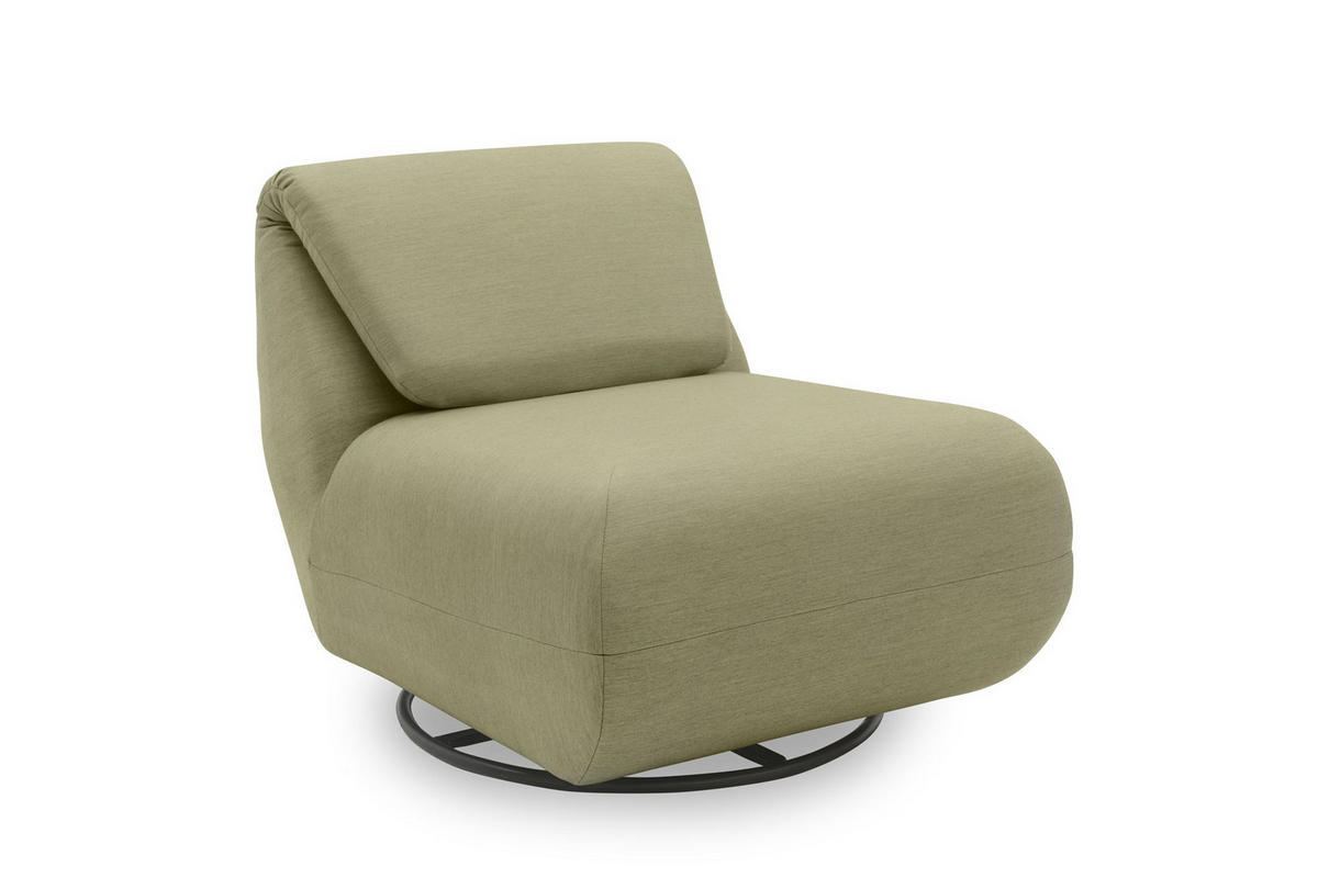 GARTENLOUNGE-RELAXSESSEL 2 Branwen 68x67x88 mit Outdoorbezug in grün - Hellgrün, Kunststoff (68/67/88cm) - 58aufmkessel