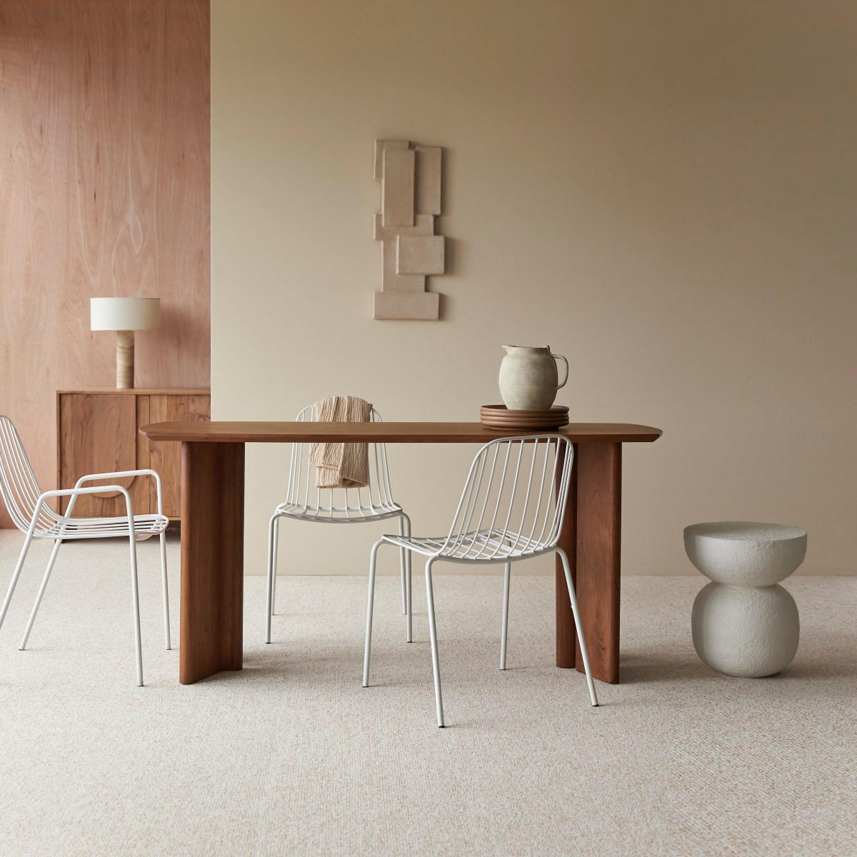 TISCH Suzanne Braun aus Akazie - Braun, Holz (60/160/75cm) - Tikamoon