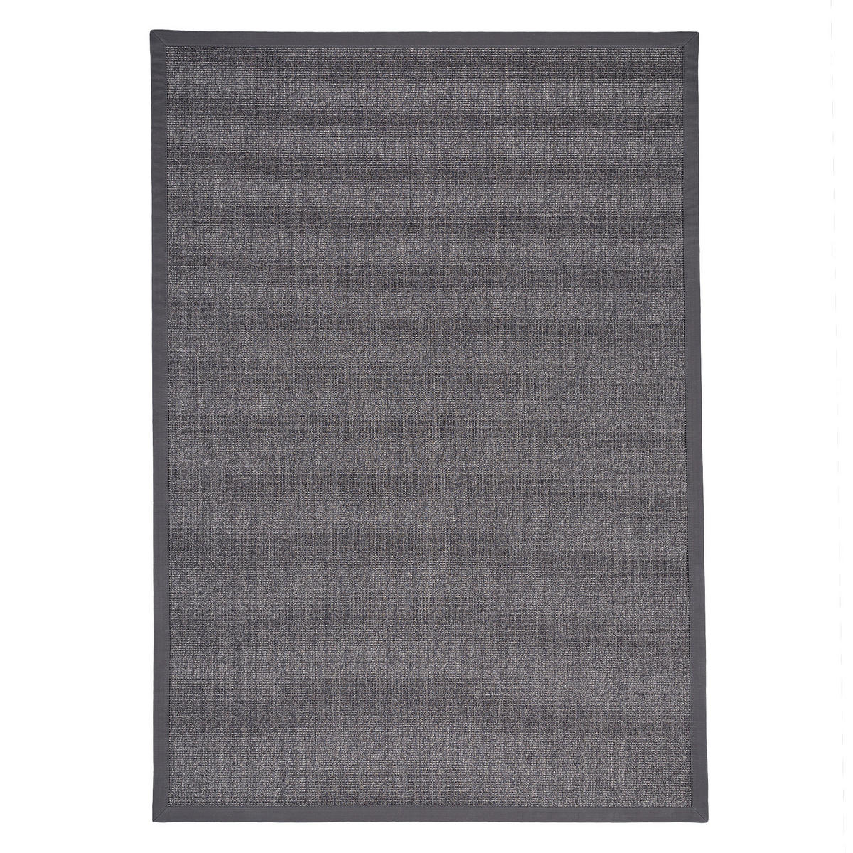 SISALTEPPICH NATURA KLASSISCH MIT BORDÜRE - Anthrazit, Textil (160/230cm) - Pergamon