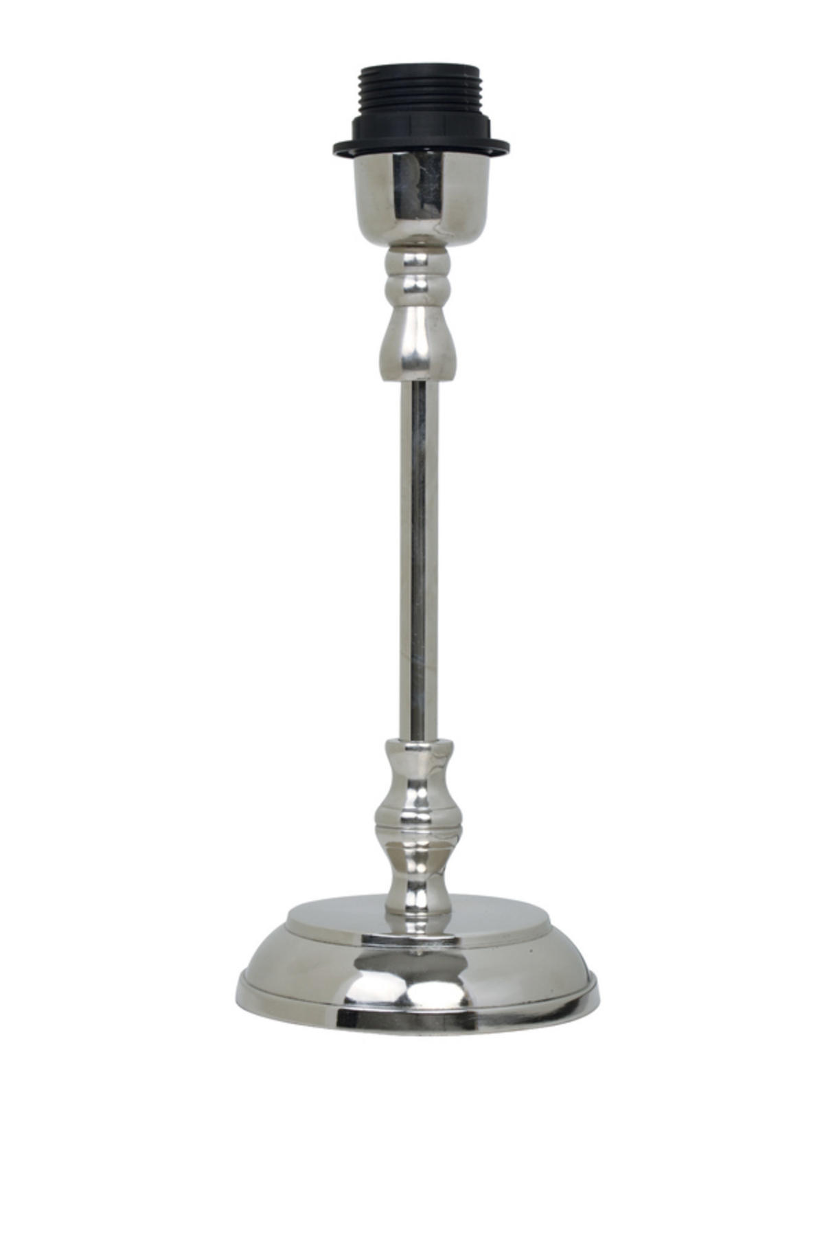 LAMPENFUSS Mithun Silber Ø12/25 cm - Silberfarben, Metall (12/12/25cm) - Light & Living