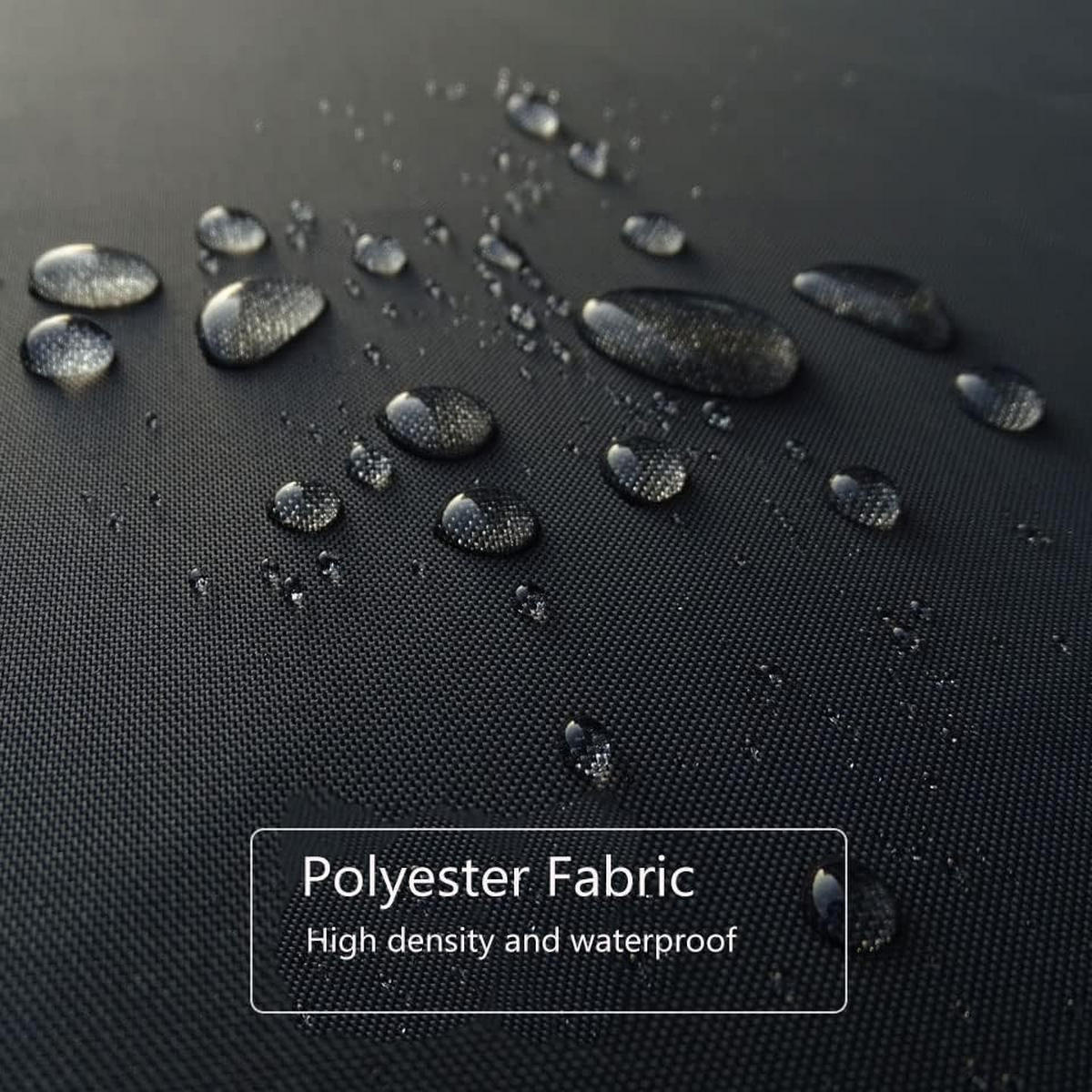 DUSCHVORHANG schimmelresistent Stoff Polyester waschbar Schwarz wasserdicht mit Haken 180 x 180 cm - Schwarz, Kunststoff (180/180cm) - MCBOSON