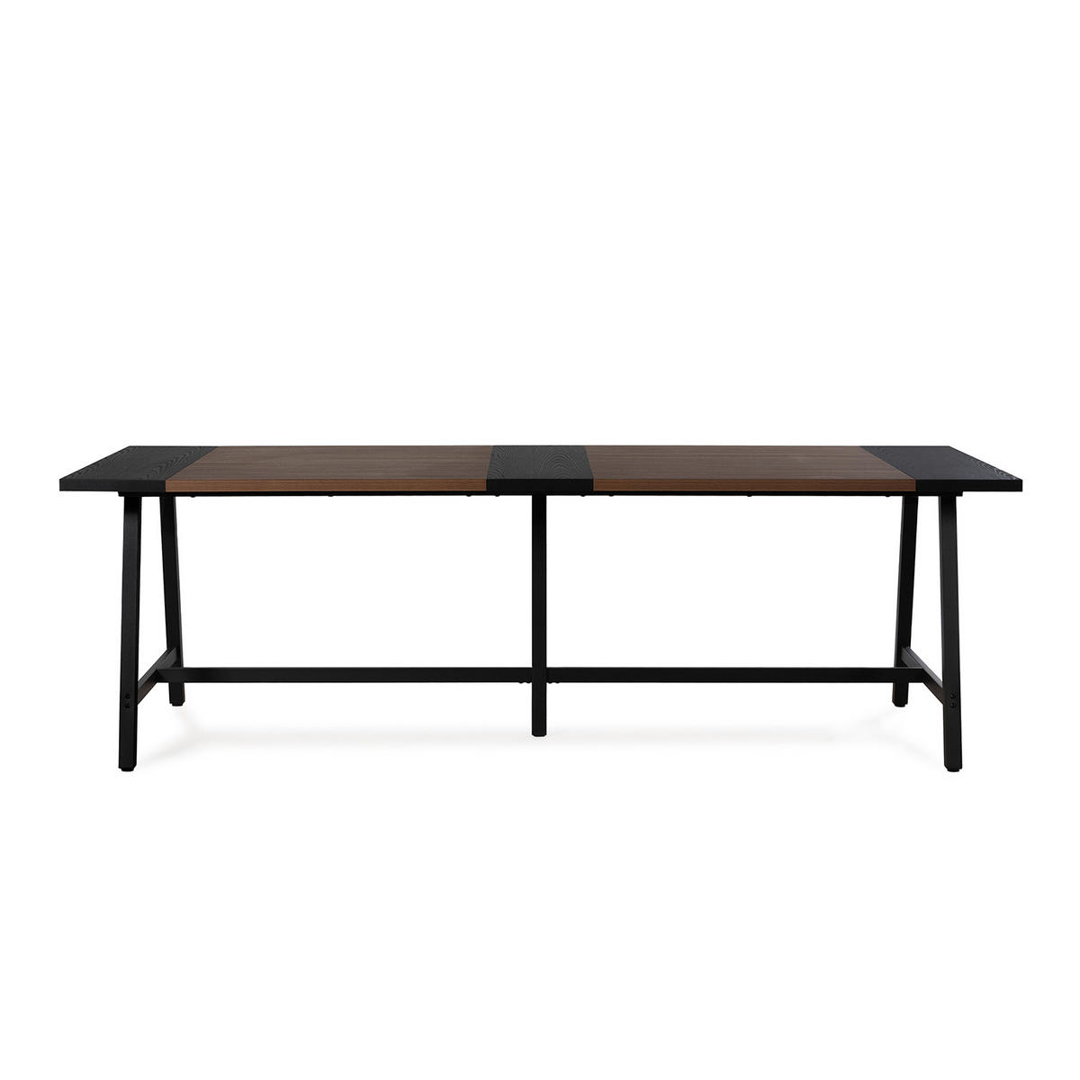 ESSTISCH Caracas Walnuss-Optik, 240 cm - Walnussfarben, Holzwerkstoff (100/240/75cm) - VS Venta-stock