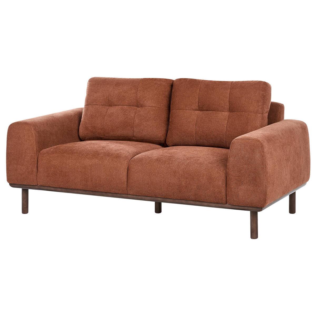 2-SITZER-SOFA Stoff Goldbraun Laurila - Goldfarben, Textil (170/71/92cm) - Beliani