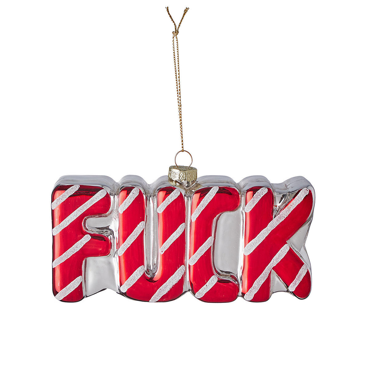 BAUMANHÄNGER Hang On Schriftzug F... - Rot, Glas (3.5/8/15cm) - Butlers