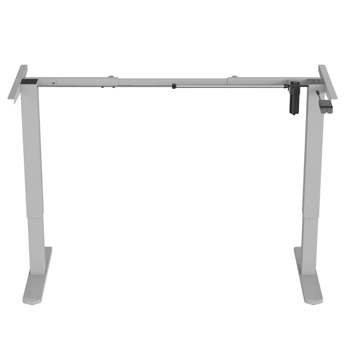 TISCHGESTELL HÖHENVERSTELLBAR UP30 silber - Grau, Metall (59/135/116cm) - Albatros