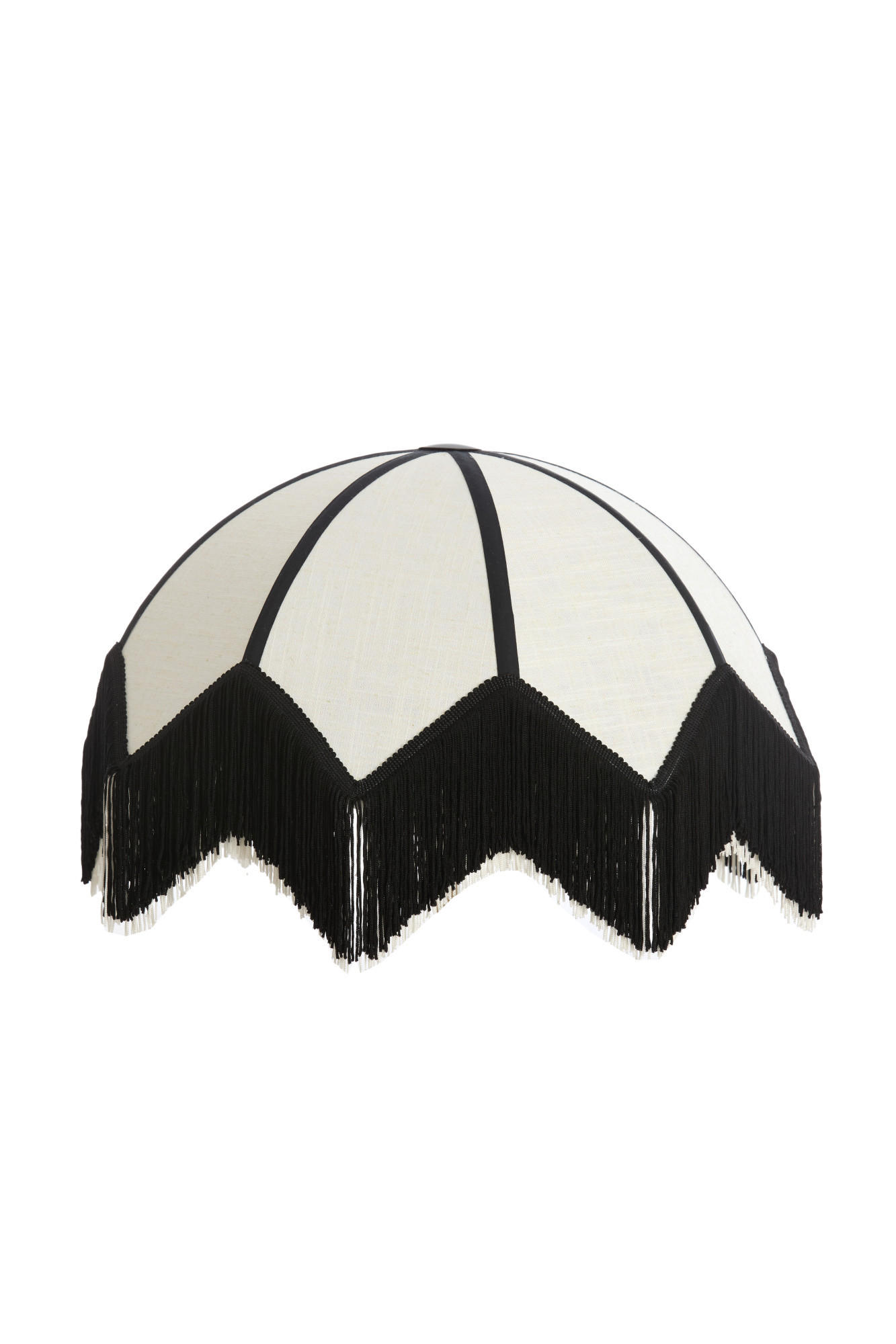 LAMPENSCHIRM Sulina Weiß Ø45/32,5 cm - Weiß, Textil (45/45/32.5cm) - Light & Living
