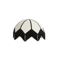 LAMPENSCHIRM Sulina Weiß Ø45/32,5 cm - Weiß, Textil (45/45/32.5cm) - Light & Living