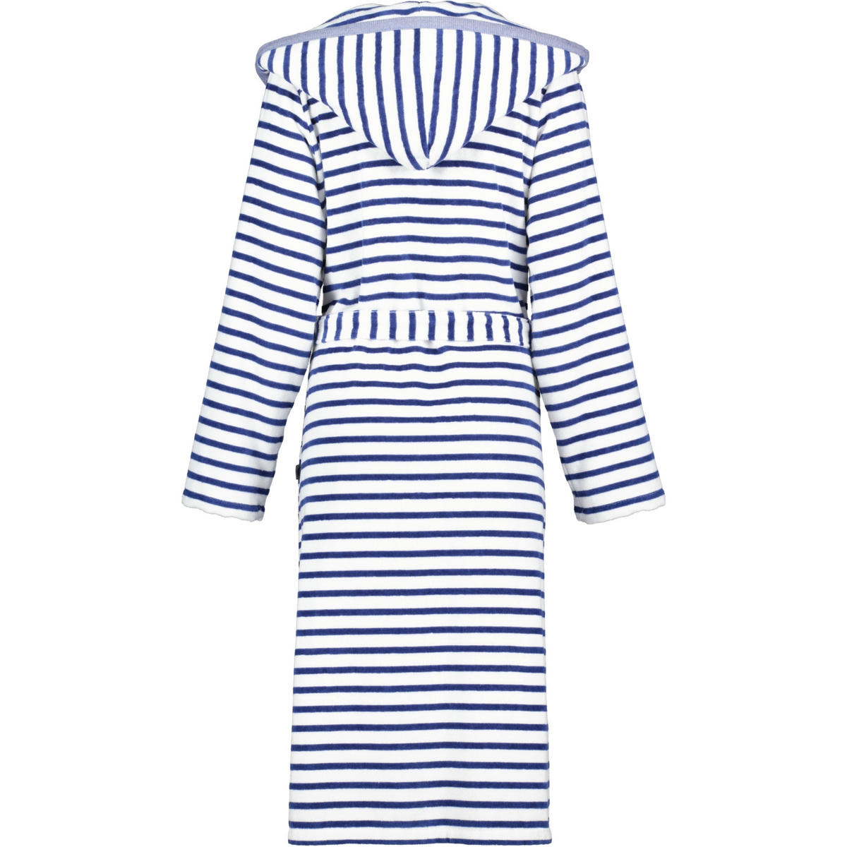 BADEMANTEL DAMEN KAPUZE BRETON 6596 NAVY - 16 - Blau, Textil (Lnull) - Cawoe