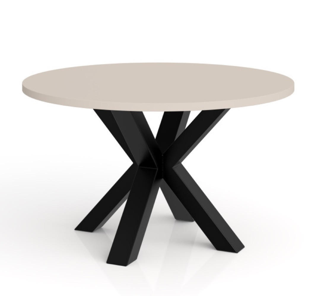 TISCH Kaschmir NEO Rund 58 cm Mit Schlaffunktion Mit Metallgestell - Kaschmir, Holzwerkstoff (58/58/45cm) - Sepro Meble