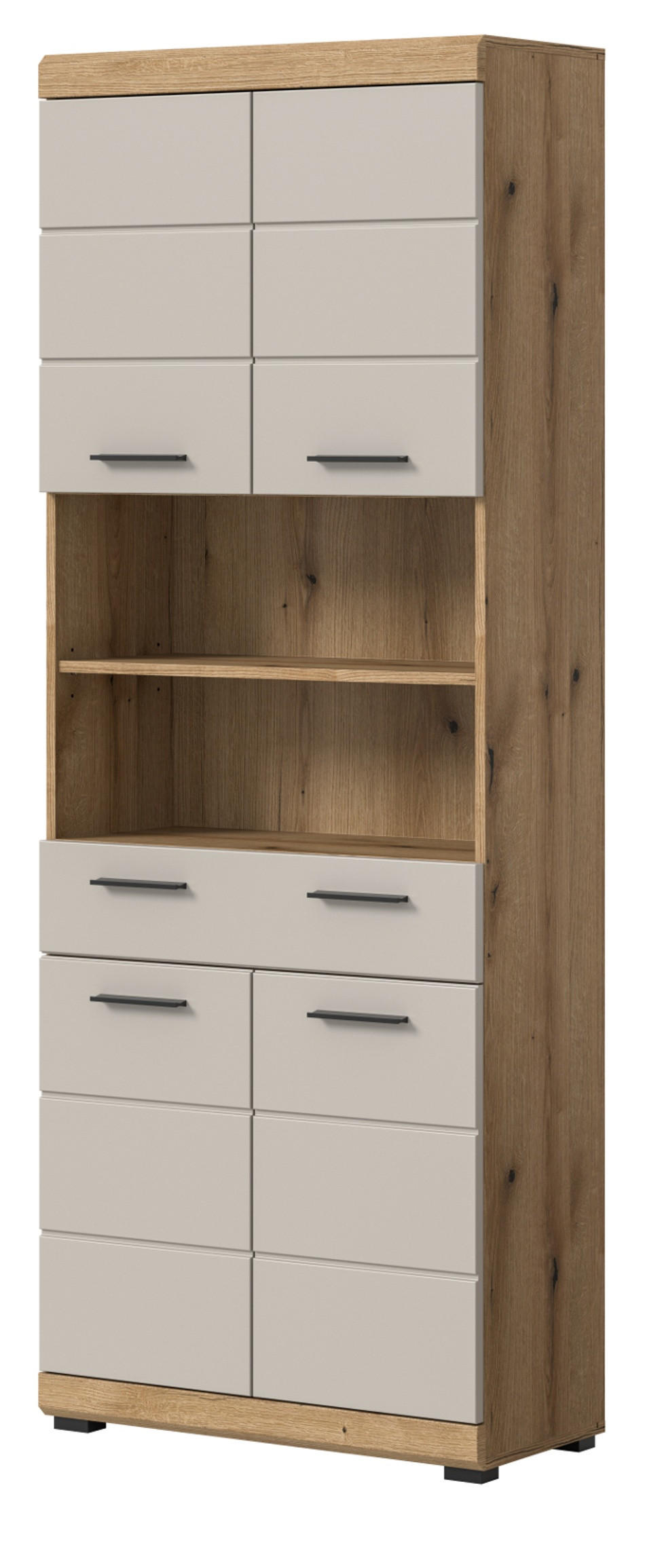 Inn.Furn Hochschrank Kaschmir, Sand 74x191x31 cm