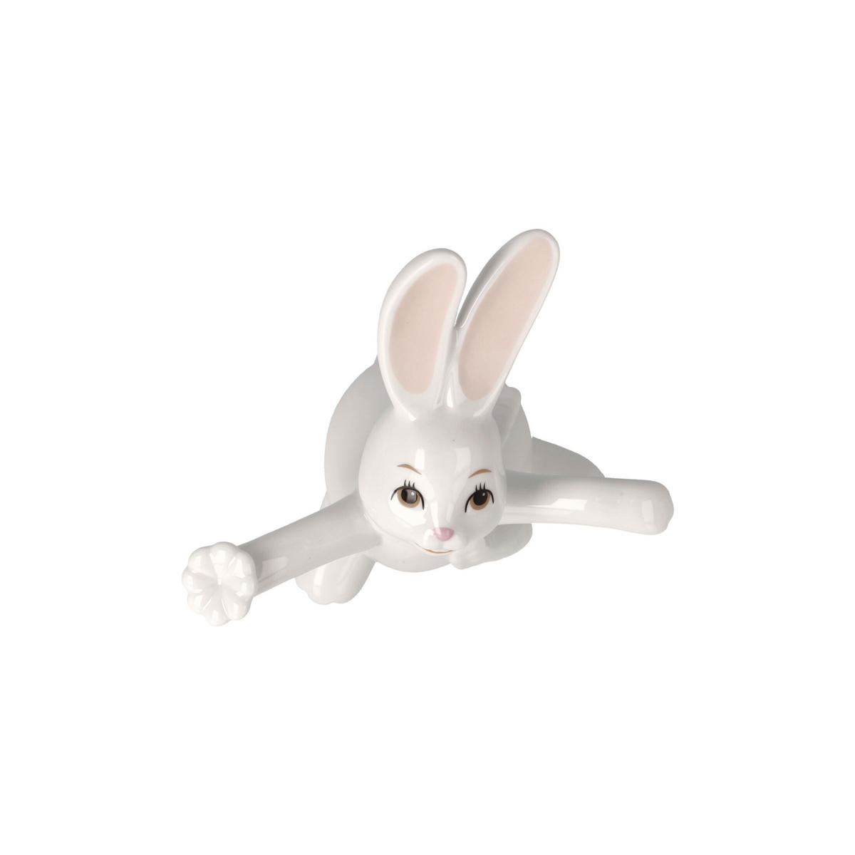 DEKOTIER Hase Snow White - Oh Happy Day!, Porzellan, weiß, 14 cm - Weiß, Keramik (8/14/11.5cm) - Goebel