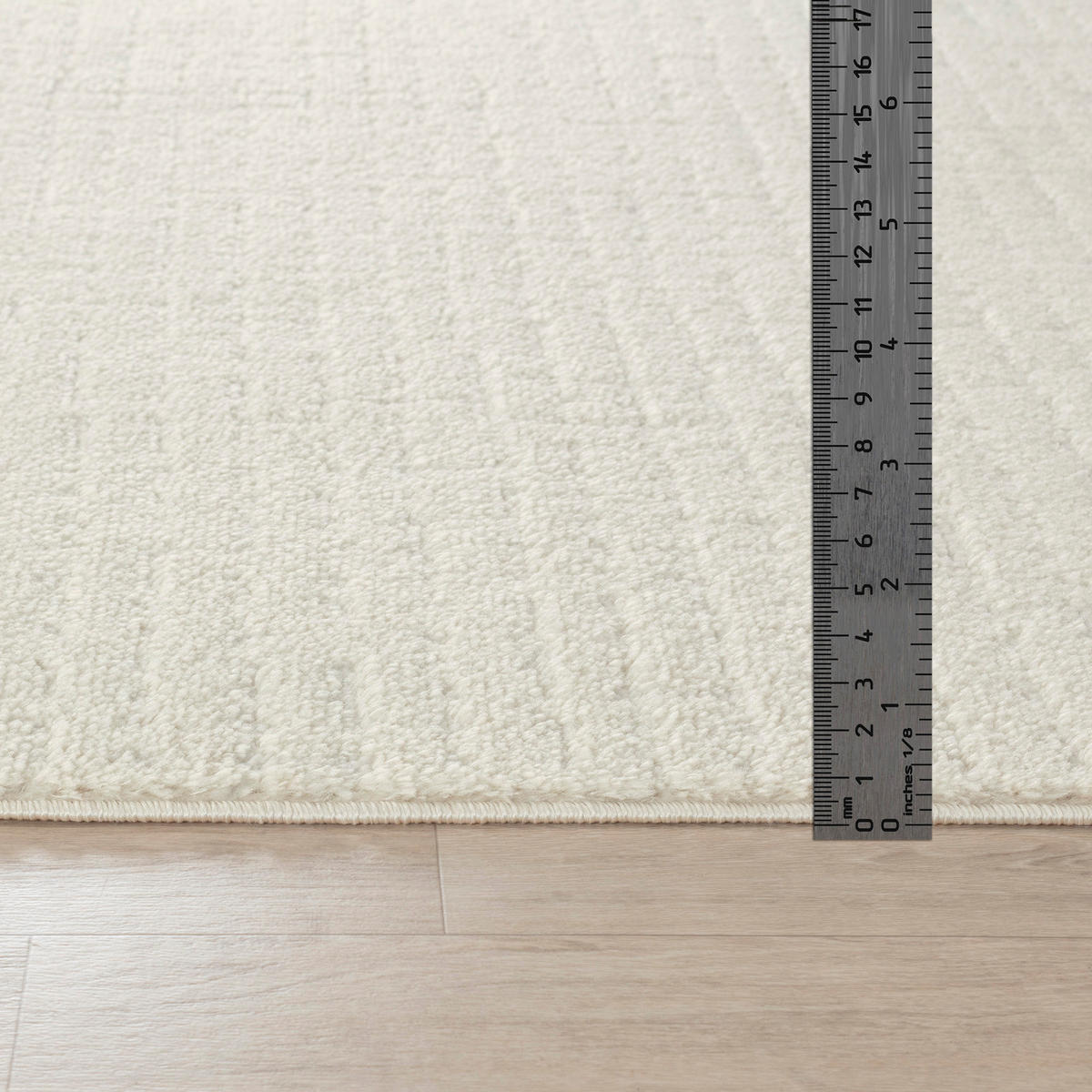KURZFLORTEPPICH 160/213 cm Weiß - Weiß, Naturmaterialien/Textil (160/213cm) - LIVABLISS