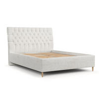 POLSTERBETT Lira 180/200 cm Creme im Neve Stoff - Creme/Naturfarben, Holz/Holzwerkstoff (180/200cm) - AltaBeds