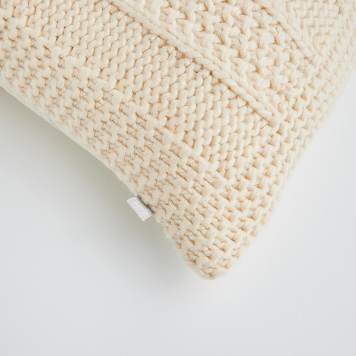 KISSENBEZUG Leto - Ecru, Kunststoff (45/45cm) - home&you