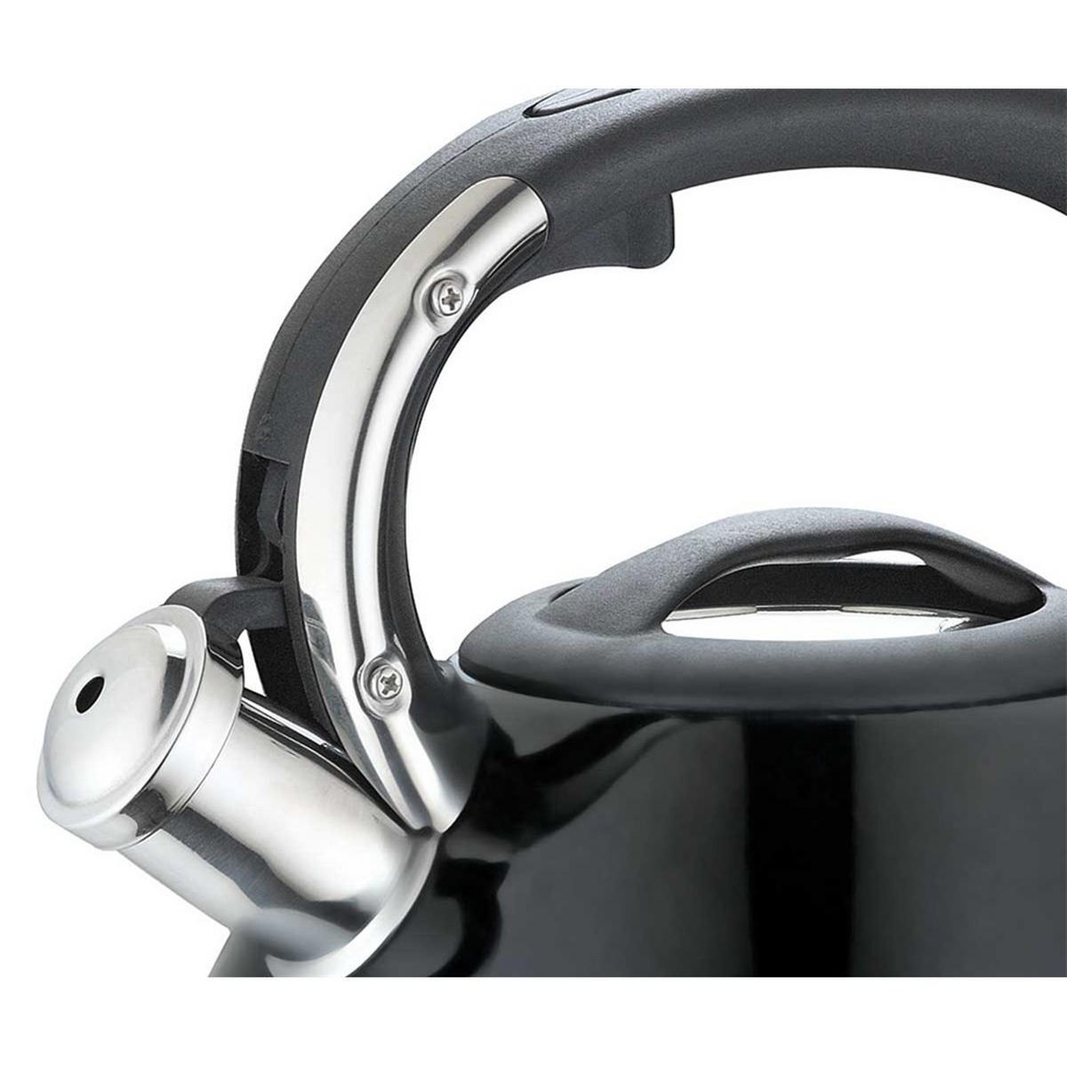 WASSERKESSEL Schwarz 25/27/30 cm KH1221 - Schwarz, Metall (25cm) - Kinghoff 