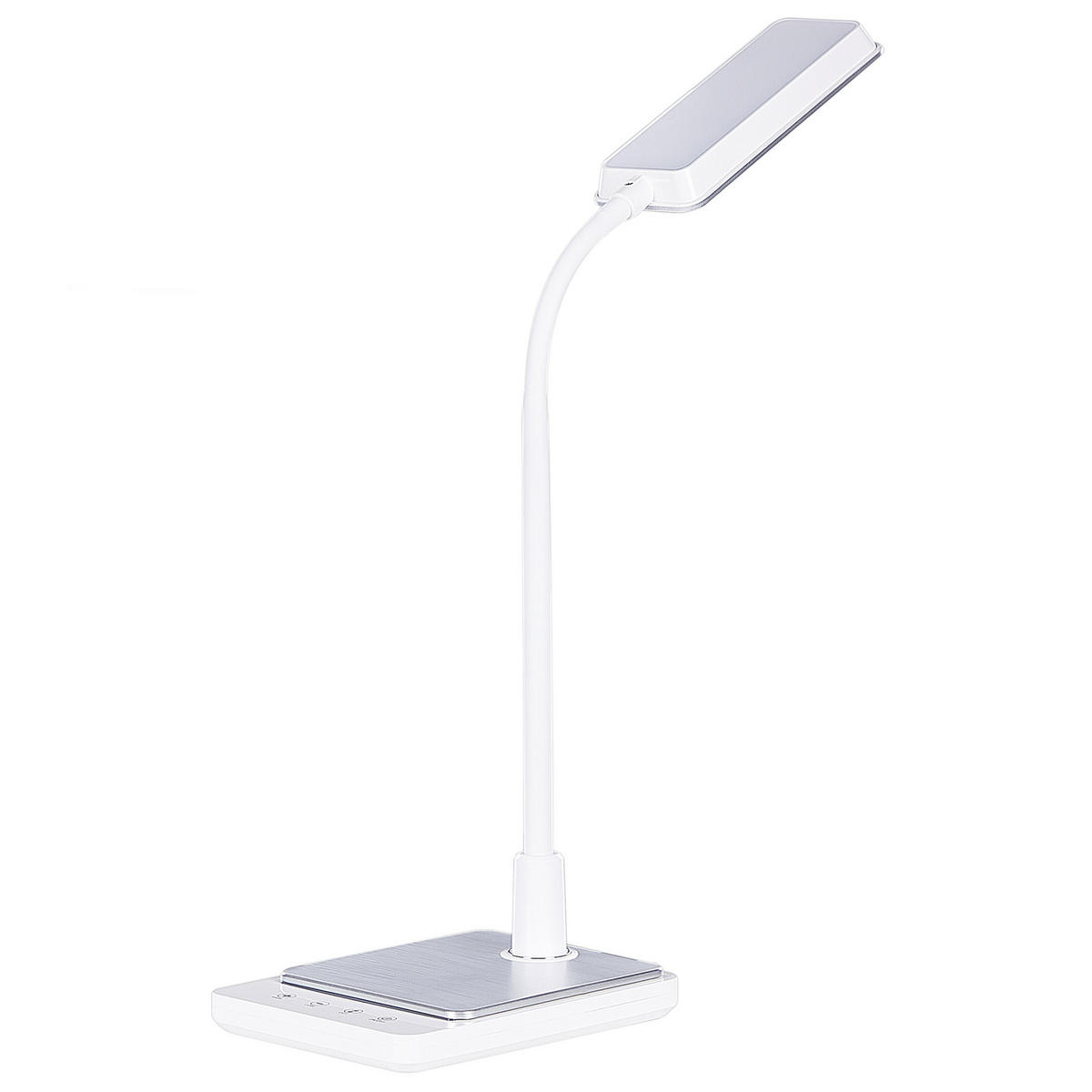 SCHREIBTISCHLAMPE Centaurus 14/19/38 cm - Weiß, Kunststoff (14/19/38cm) - Beliani