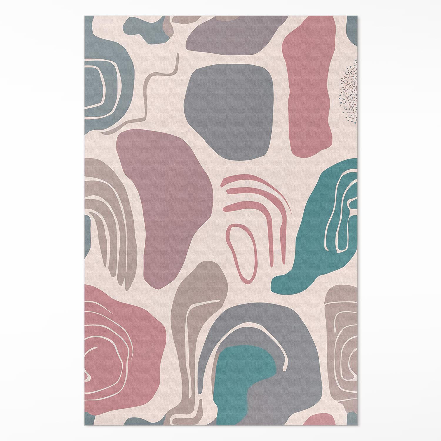 Wallfluent Teppich Rosa 120x180 cm