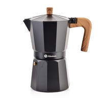 ESPRESSOKOCHER Carina Schwarz 17.5/13/25.5 cm Metall - Schwarz, Metall (13/25.5/17.5cm) - Mondex