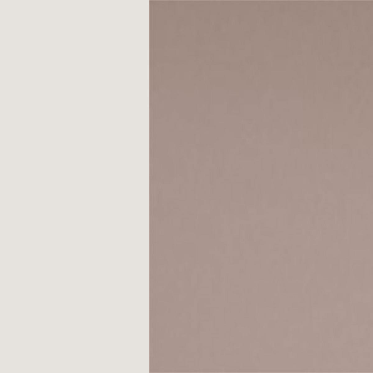 ECKHÄNGESCHRANK Bonn W14/60 grau / rosé kupfer matt 60 / 60 / 96cm - Hellrosa/Grau, Holz/Holzwerkstoff (60/96/60cm) - Feldmann-Wohnen