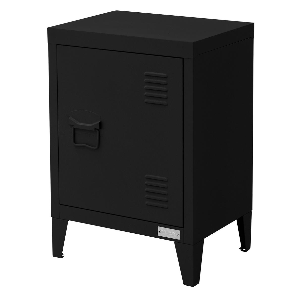 AKTENSCHRANK - Schwarz, Metall (30/57.5/40cm) - ML-DESIGN