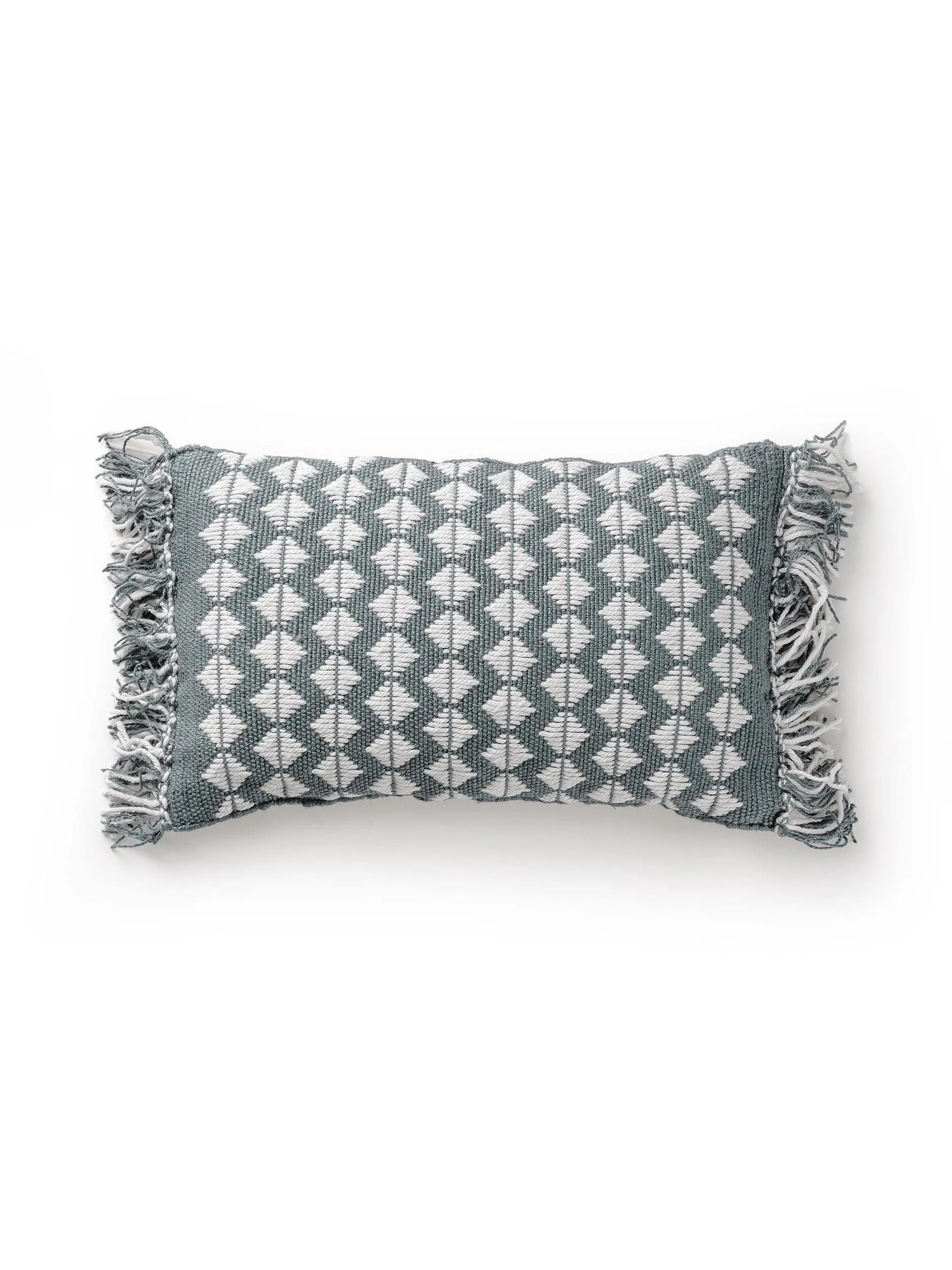 OUTDOORKISSEN Morty Blau 30x50 cm - Blau, Textil (30/50cm) - benuta