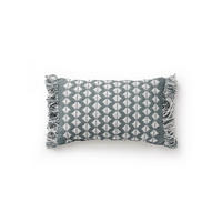 OUTDOORKISSEN Morty Blau 30x50 cm - Blau, Textil (30/50cm) - benuta