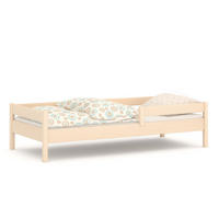 KINDERBETT Mix 160x80 naturweiß - Weiß, Holzwerkstoff (80/160cm) - LUKDOM