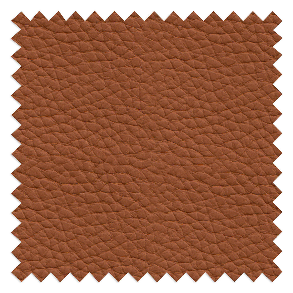 POLSTERHOCKER - Kastanienfarben/Schwarz, Leder/Metall (44/39/49cm) - home24