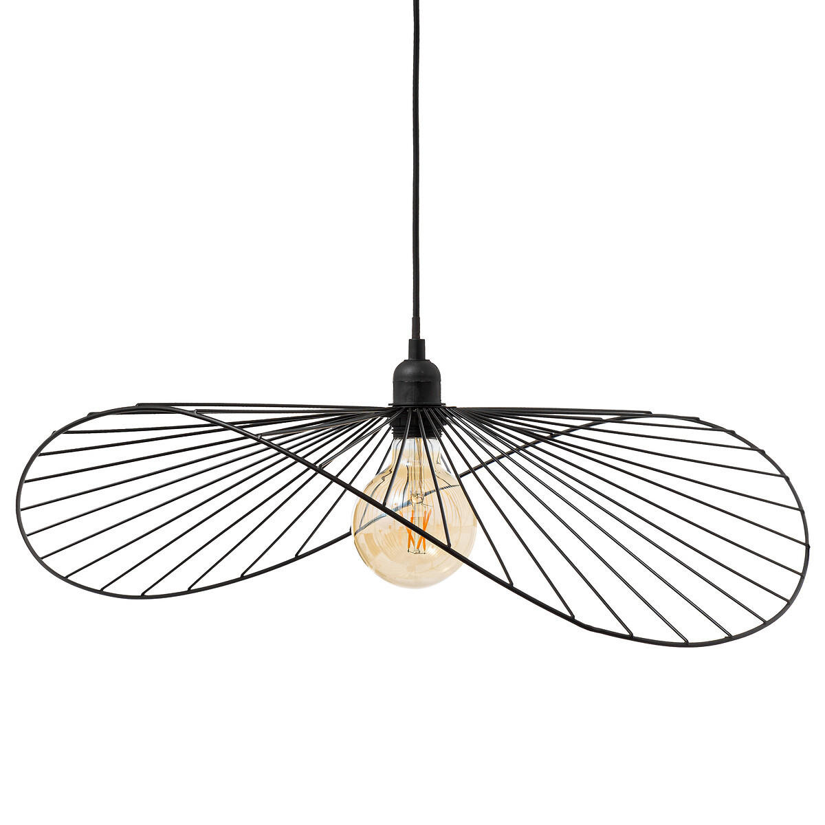 HÄNGELAMPE Adelia Ø 58 cm - Schwarz, Metall (57/16/58cm) - Atmosphera Createur d´interieur