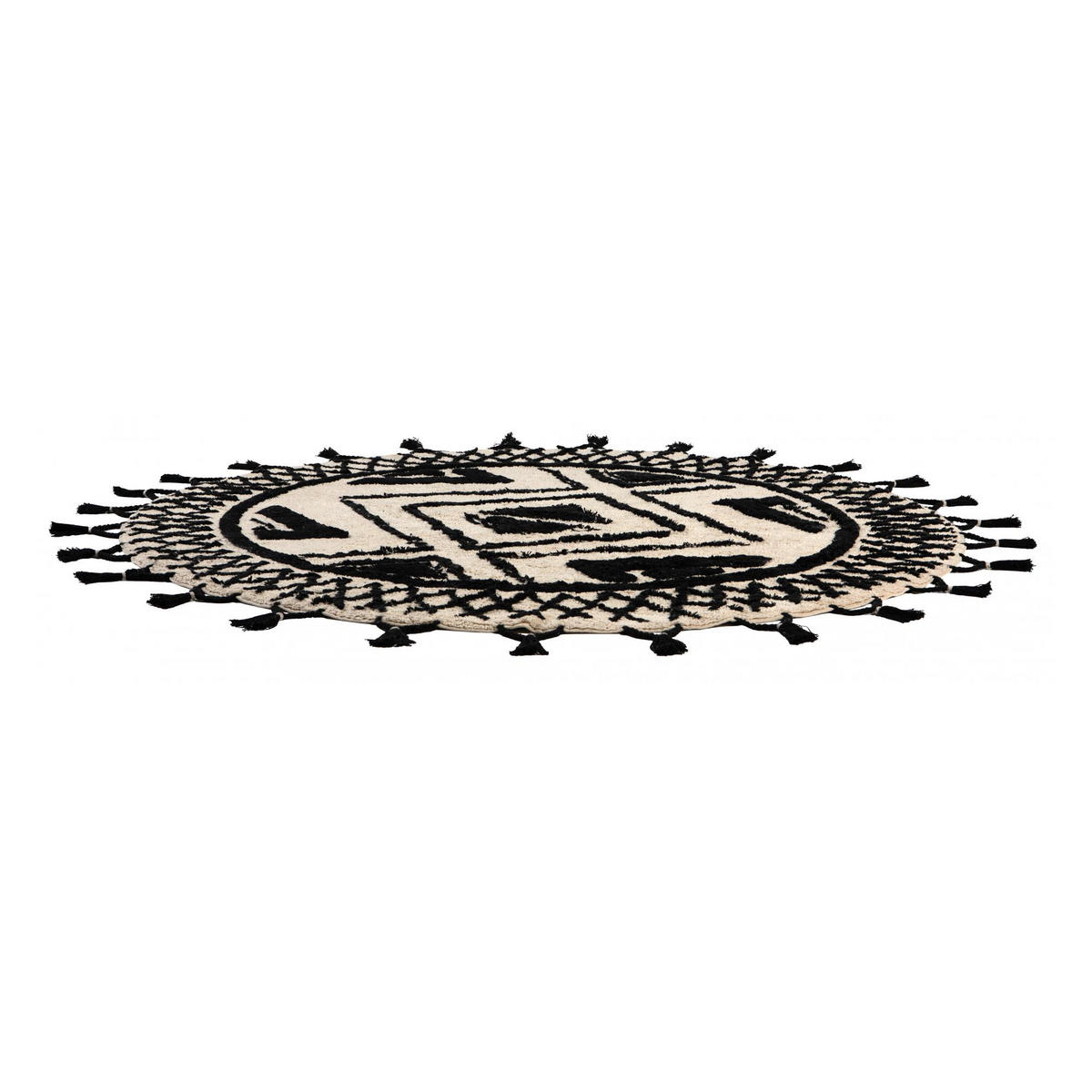 TEPPICH Sami umbra diameter 160 cm - Grau, Textil (160/160cm) - Vivaraise
