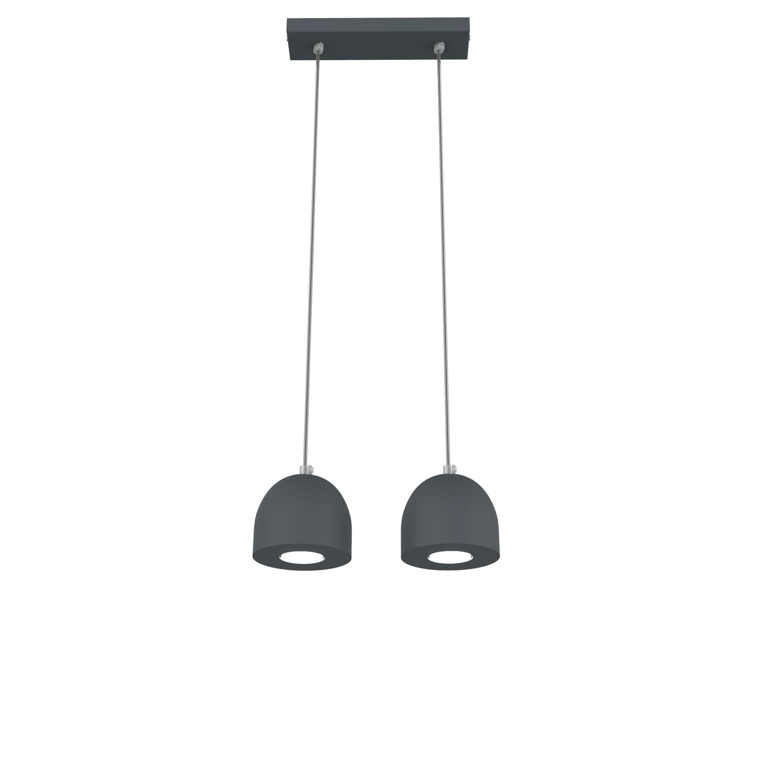 HÄNGELEUCHTE - Anthrazit, Metall (6.5/27/120cm) - Lumicom