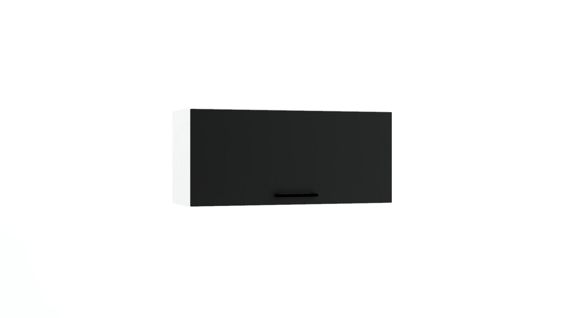 HÄNGESCHRANK W80OKGR - Morvex - Praktische Aufbewahrungsidee - Schwarz, Holz/Metall (80/36/30cm) - ROYAL24_MARKT