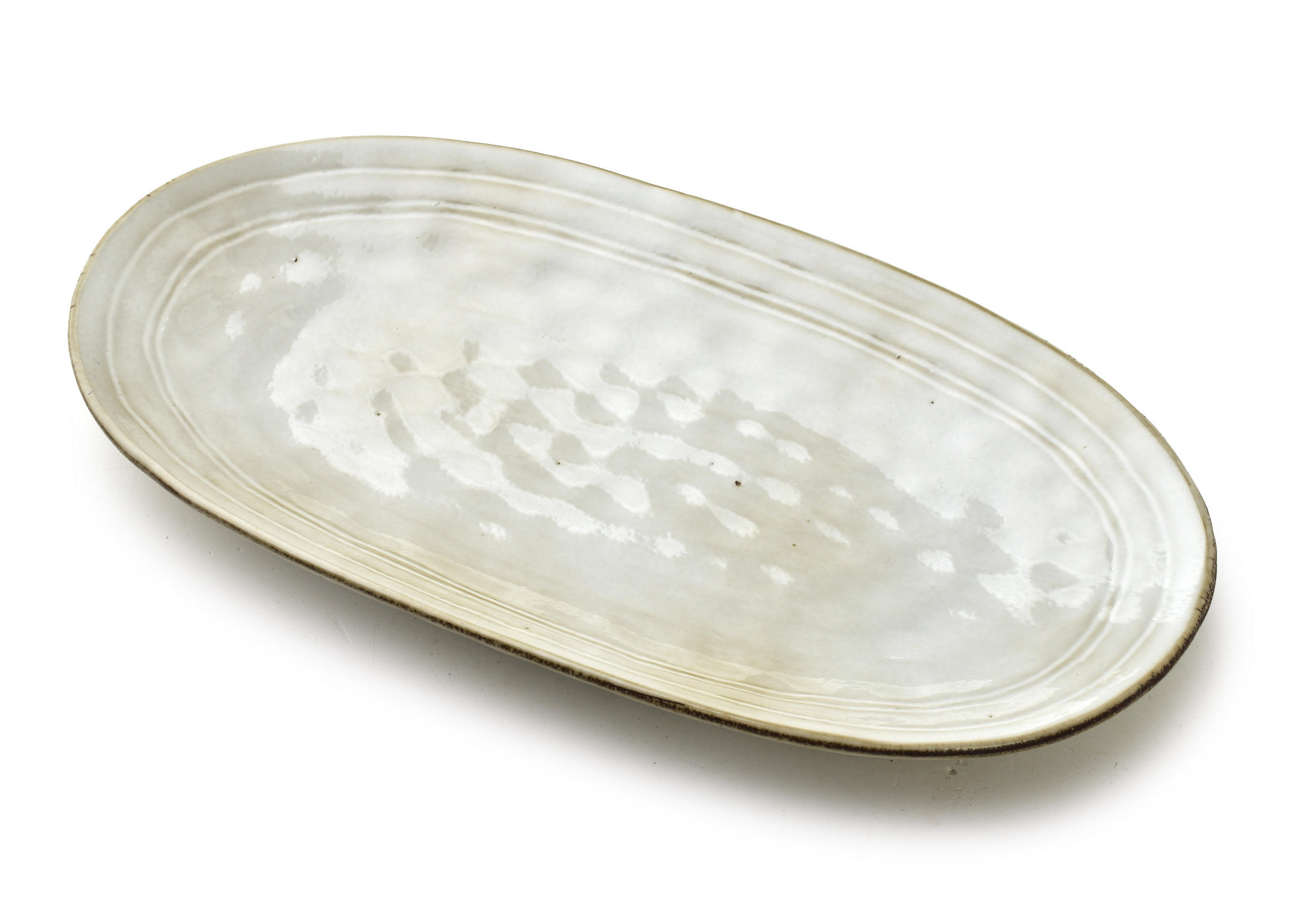 PLATTE Basic Nature 31,5x18cm Keramik - Naturfarben, Keramik (18/2/31.5cm) - Mondex