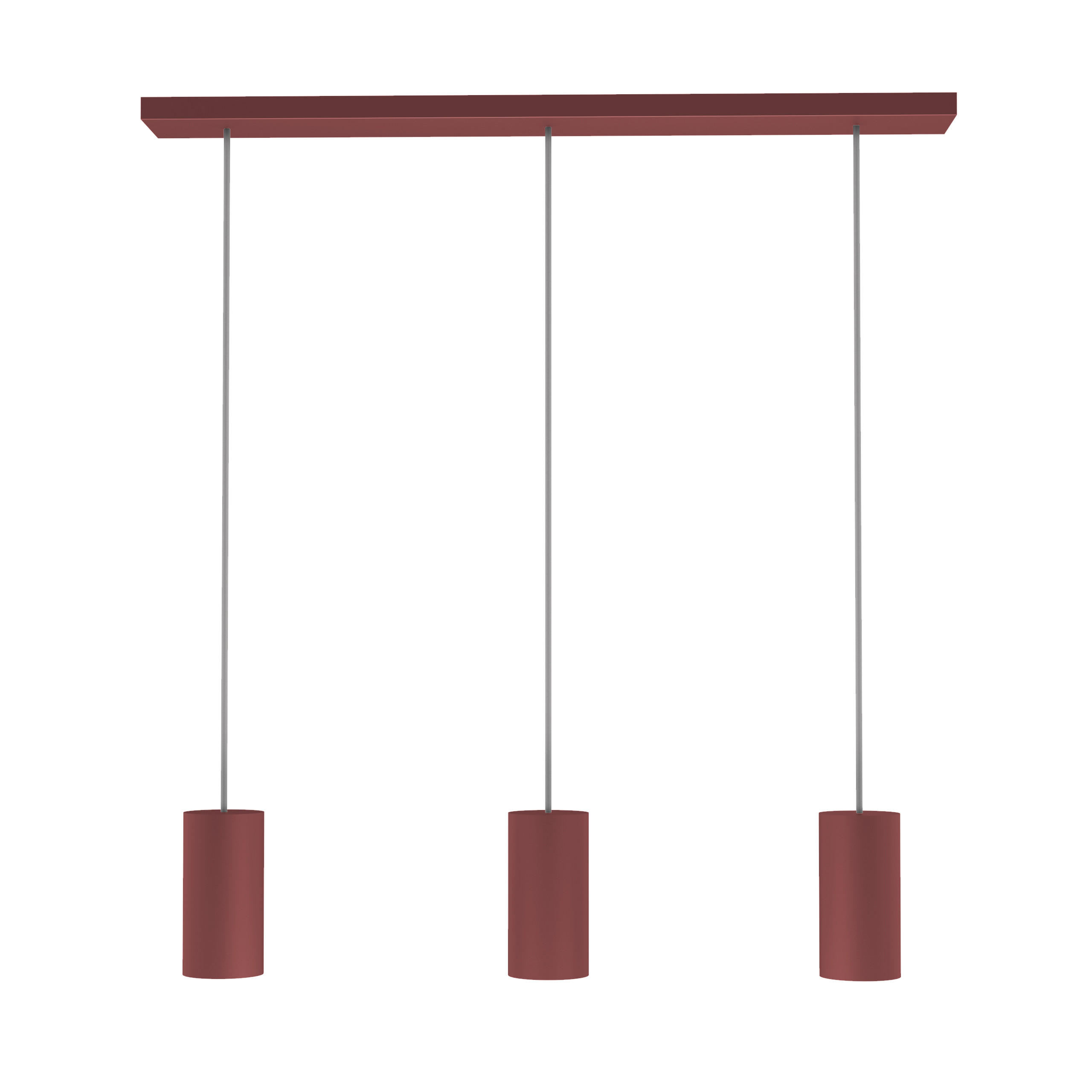 Lumicom Hängeleuchte Rot 70x10x6 cm