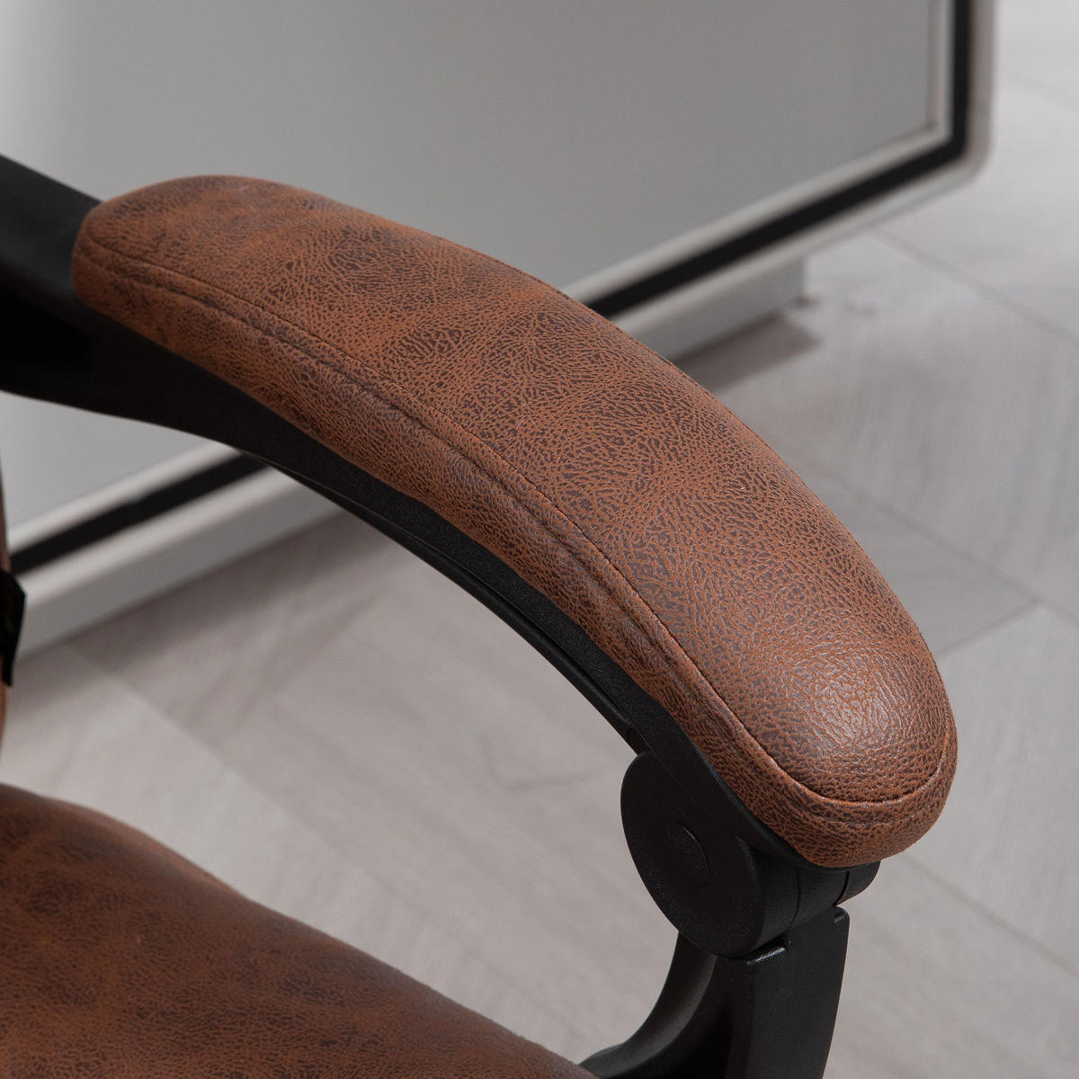 BÜROSTUHL Braun 62.0/67.0/120.0 cm - Braun, Textil (67/120/62cm)