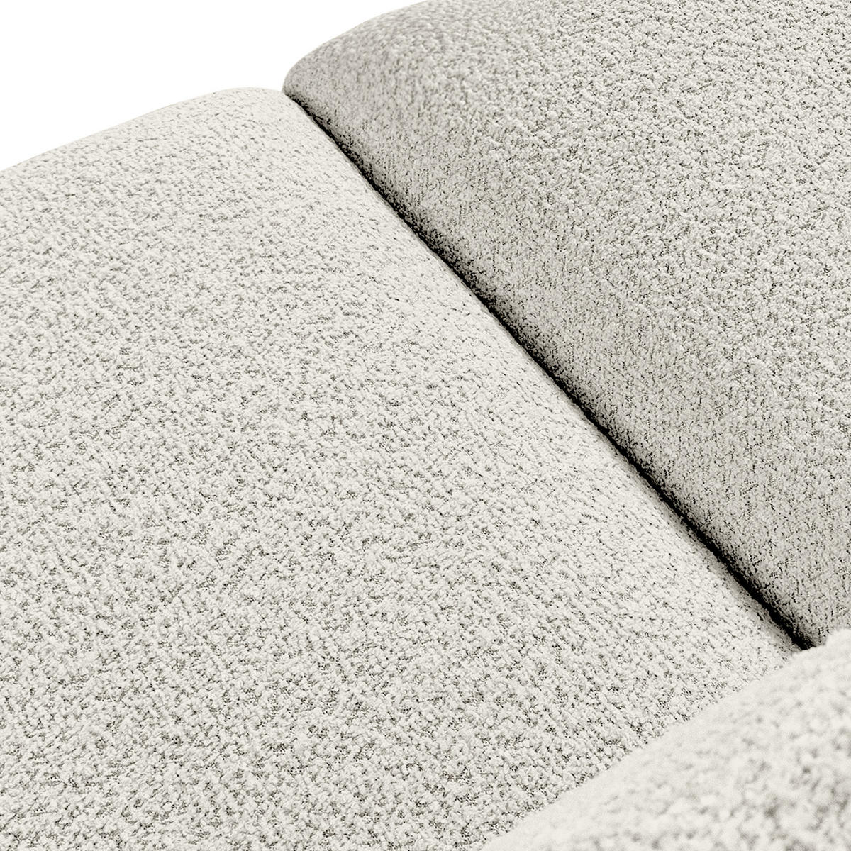 2-SITZER SOFA BUFFO, Weiß - Weiß, Holz/Holzwerkstoff (210/73/96cm) - KONSIMO®