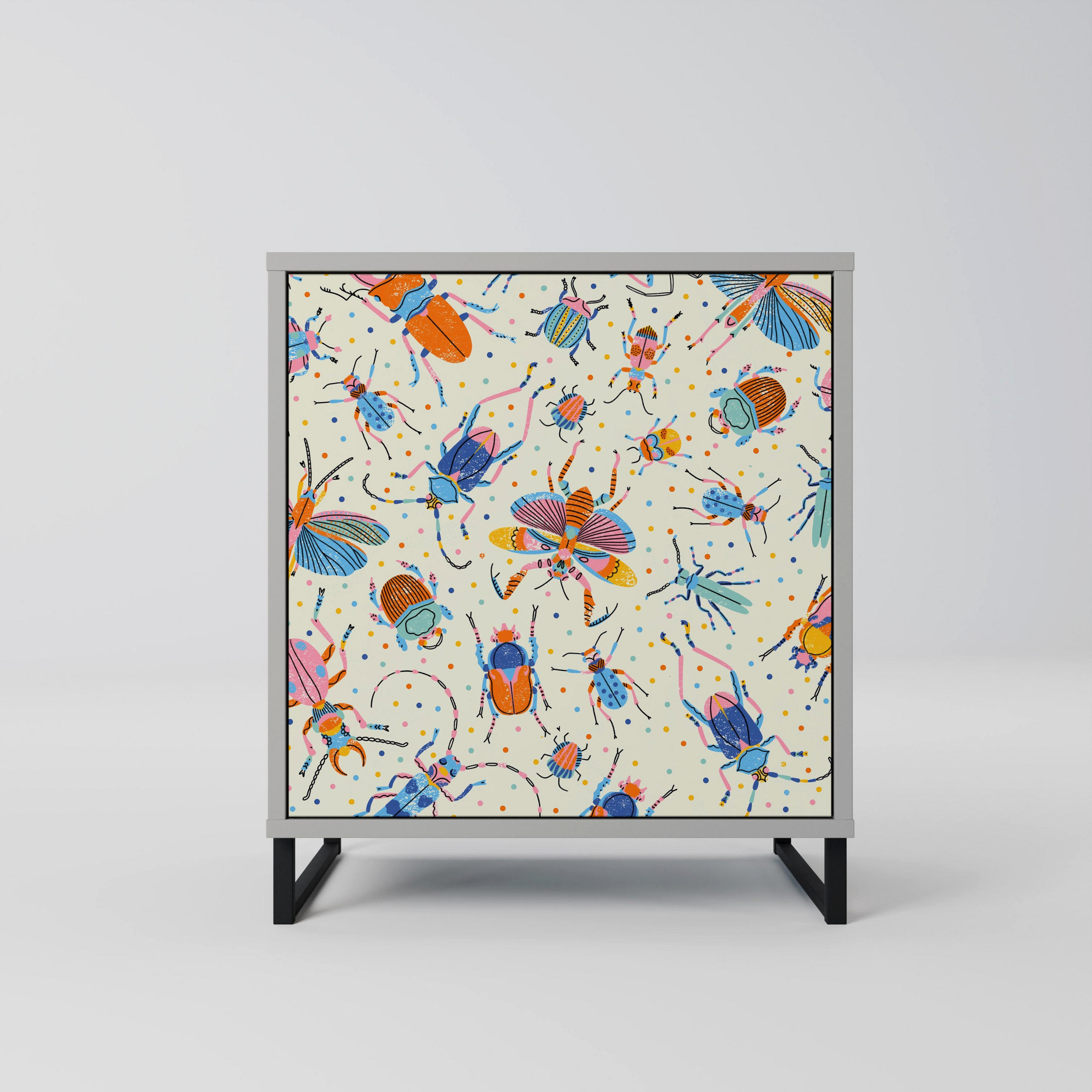 SpaceRebels Sideboard Grau 57.5x67.5x42 cm