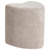 POUF Hellbraun Scotia - Hellbraun, Textil (40/44/33cm) - Beliani