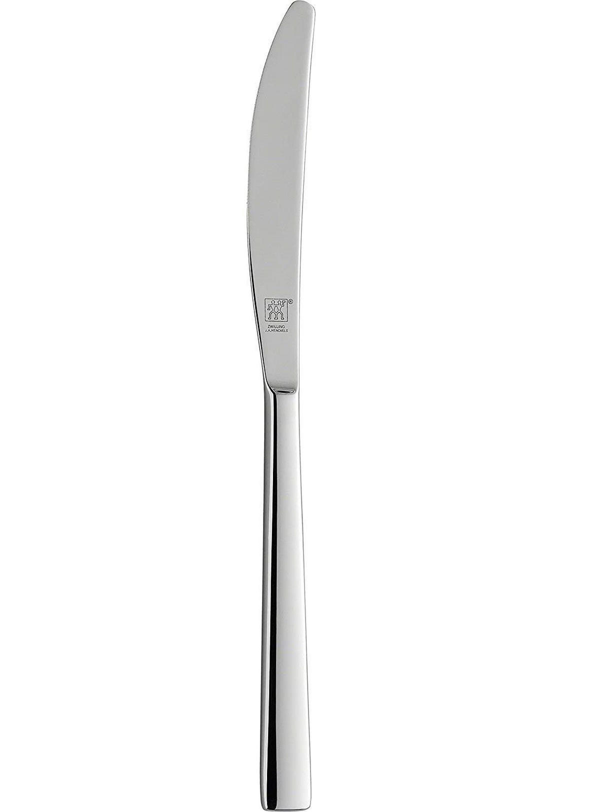 BESTECKSET – Bela 42-teilig für 6 Personen – Premium Edelstahl Tafelbesteck, Monoblocmesser, Spülmaschinengeeignet, Modern & Elegant - Silberfarben, Metall - Henckels by ZWILLING