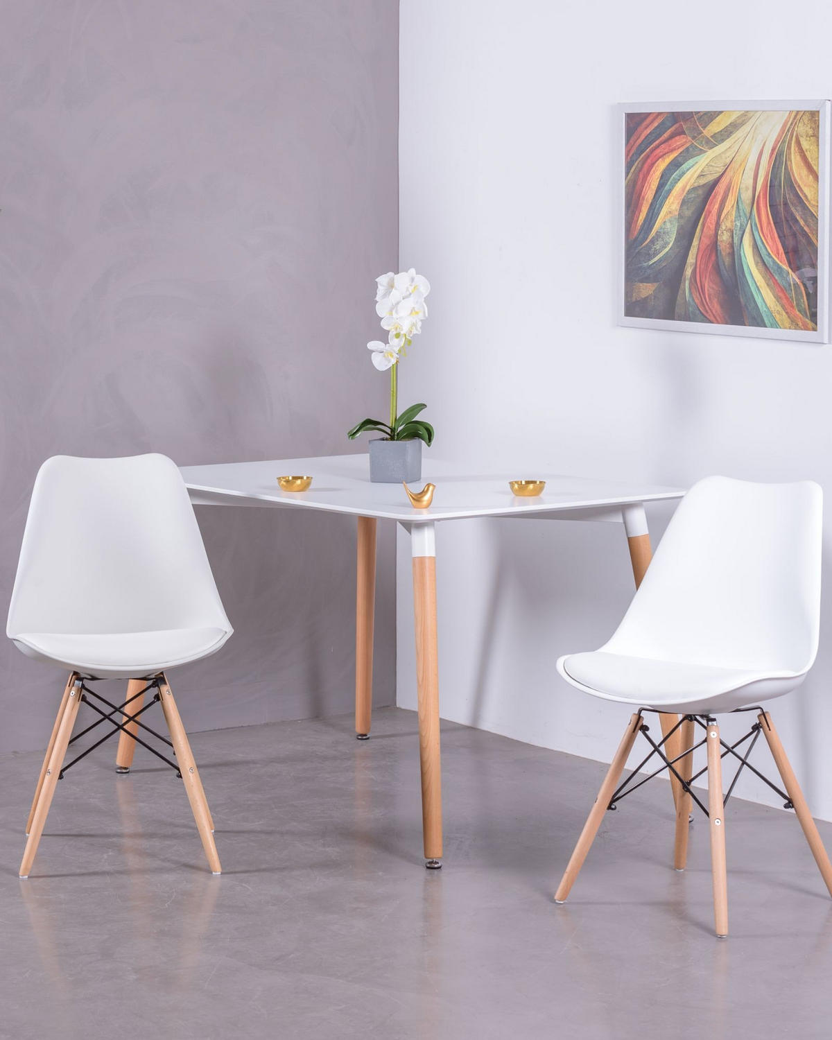 ESSTISCH Rechteckig Weiß 80/120/75 cm - Weiß, Holz (80/120/75cm) - Nest Dream