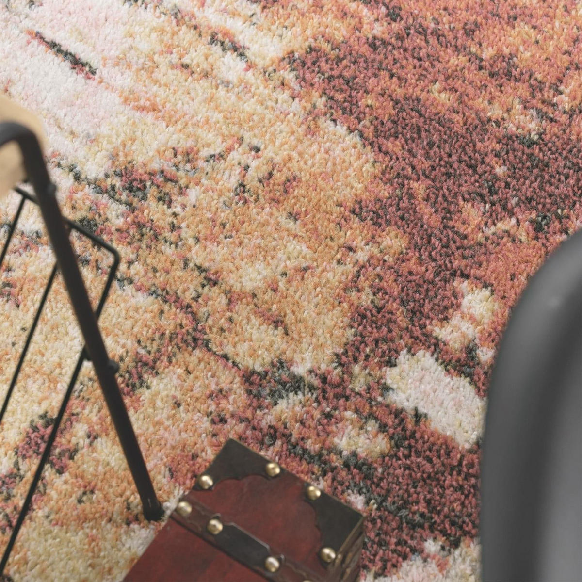 KURZFLORTEPPICH 120/160 RYAN 934 - Multicolor, Kunststoff (120/160cm) - Paco Home
